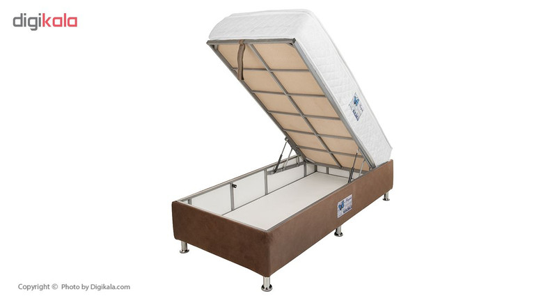تخت خواب یک نفره آسایش باکس مدل AKA69 سایز 200 × 90 سانتی متر به همراه تشک طبی فنری تخت خواب یک نفره آسایش باکس مدل AKA69 سایز 200 × 90 سانتی متر به همراه تشک طبی فنری