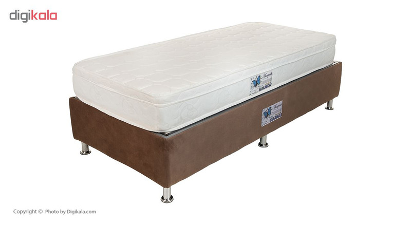 تخت خواب یک نفره آسایش باکس مدل AKA69 سایز 200 × 90 سانتی متر به همراه تشک طبی فنری تخت خواب یک نفره آسایش باکس مدل AKA69 سایز 200 × 90 سانتی متر به همراه تشک طبی فنری
