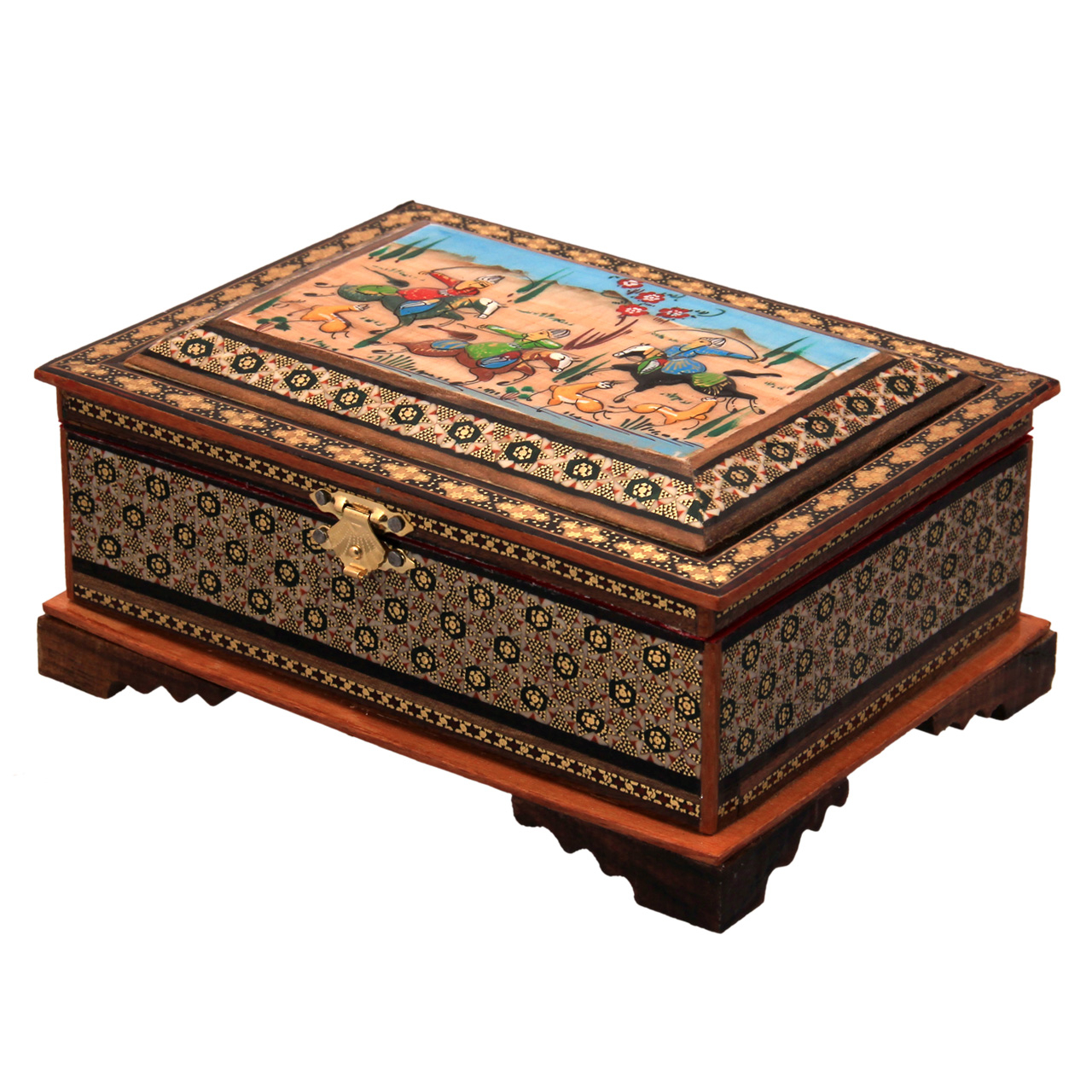 جعبه جواهرات خاتم کاری کد 11-70153