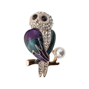 گل سینه مون لایت طرح جغد کد G2001