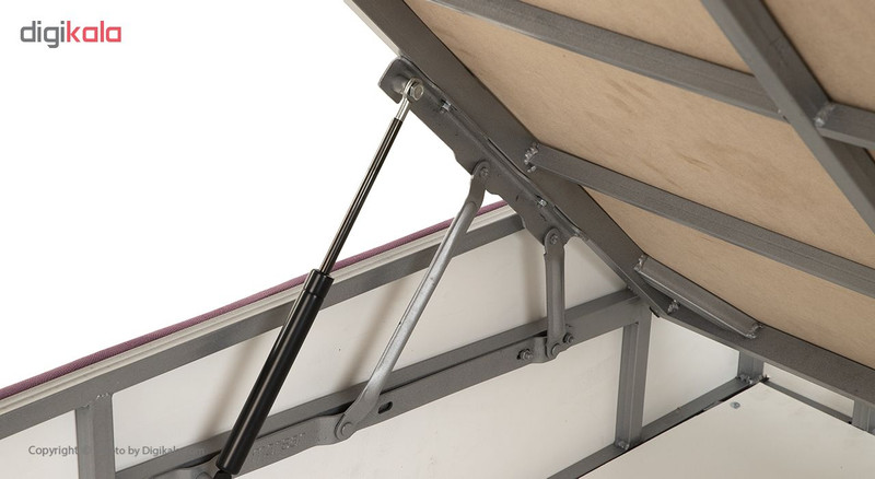 تخت خواب یک نفره آسایش باکس مدل AKA83 سایز 200 × 90 سانتی متر