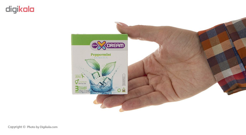 کاندوم ایکس دریم مدل Peppermint بسته 3 عددی