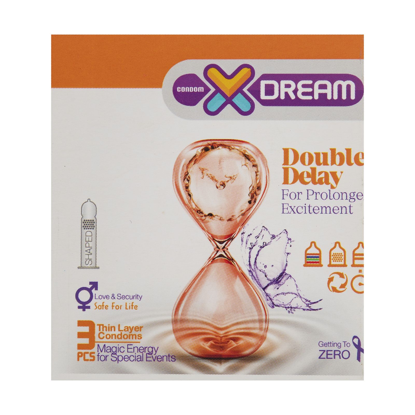 کاندوم ایکس دریم مدل Double Delay بسته 3 عددی -  - 1