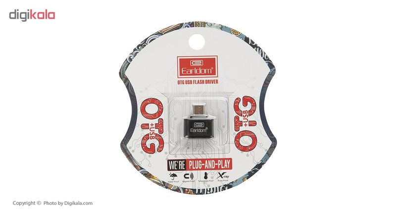 مبدل OTG microUSB ارلدام مدل ET-OT03