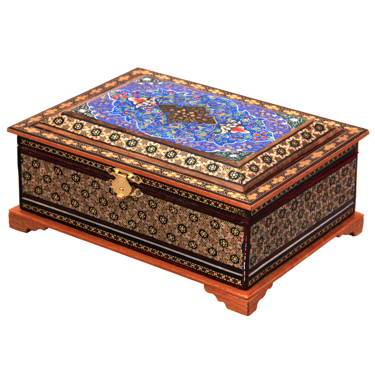 جعبه جواهرات خاتم کاری کد 13-70153
