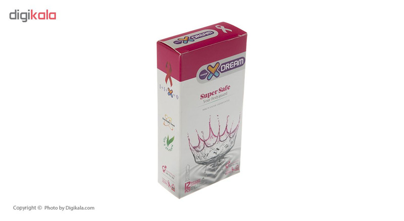 کاندوم ایکس دریم مدل Super Safe بسته 12 عددی