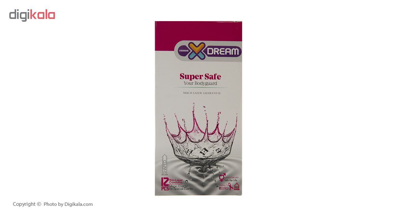 کاندوم ایکس دریم مدل Super Safe بسته 12 عددی -  - 2
