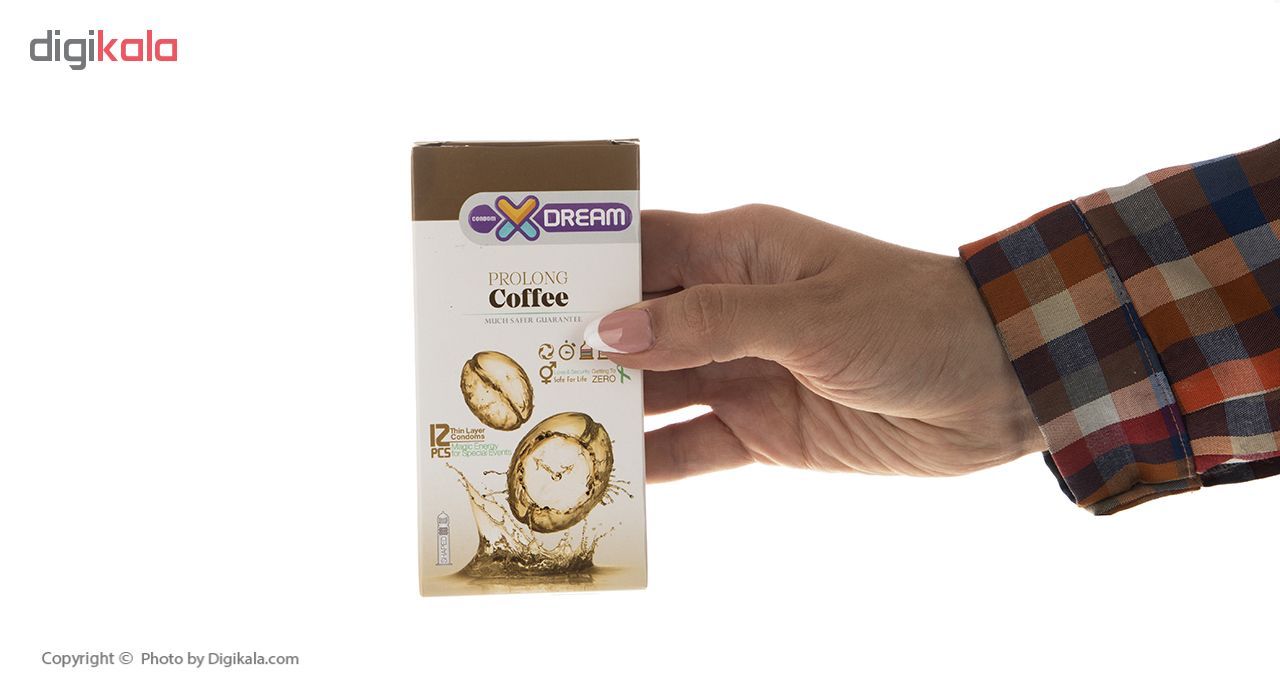 کاندوم ایکس دریم مدل Coffee بسته 12 عددی -  - 5