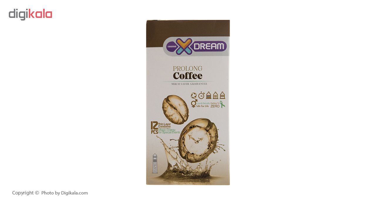 کاندوم ایکس دریم مدل Coffee بسته 12 عددی -  - 2