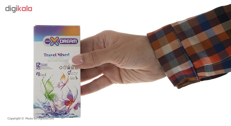 کاندوم ایکس دریم مدل Travel Mixed بسته 12 عددی