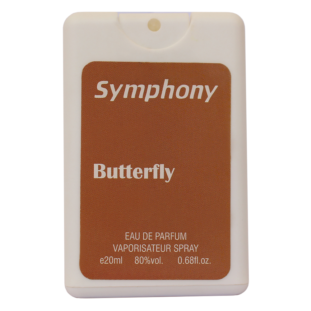 عطر جیبی زنانه سیمفونی مدل باترفلای حجم 20 میلی لیتر