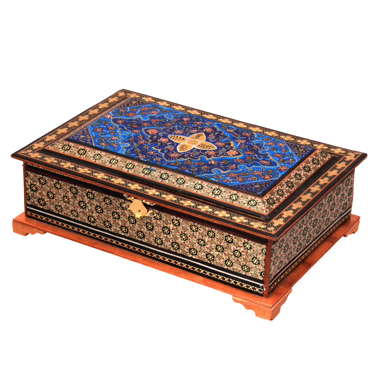 جعبه جواهرات خاتم کاری کد 4-70219
