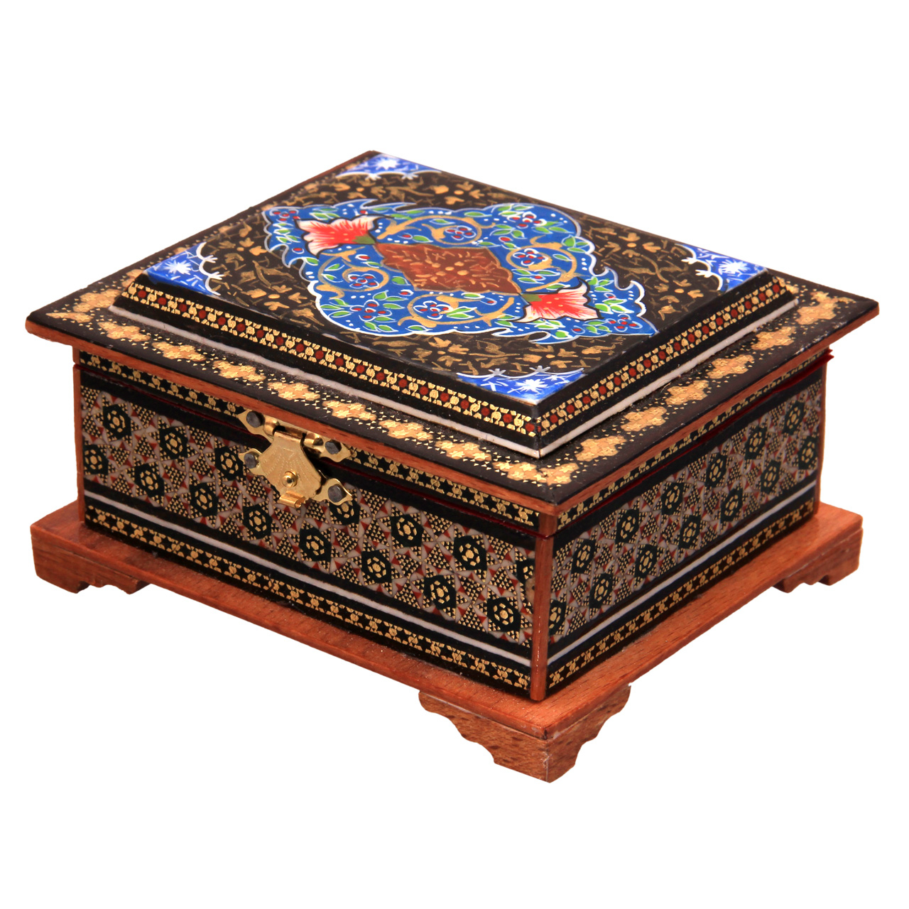 جعبه جواهرات خاتم کاری کد 2-70220