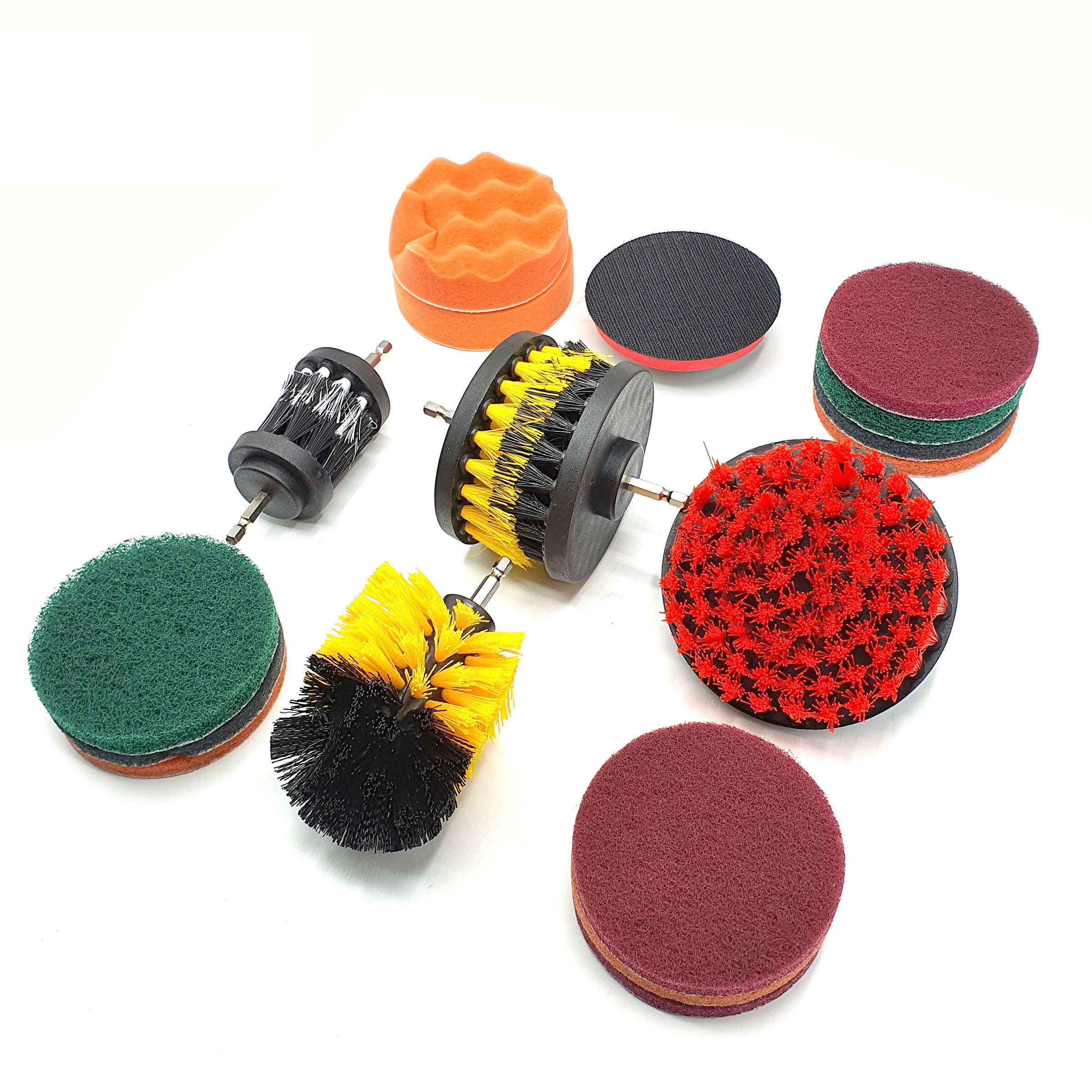 پولیش و فرچه شست‌وشو و نظافت خودرو کد 5010 مجموعه 22 عددی