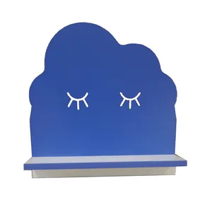 شلف دیواری اتاق کودک طرح ابر