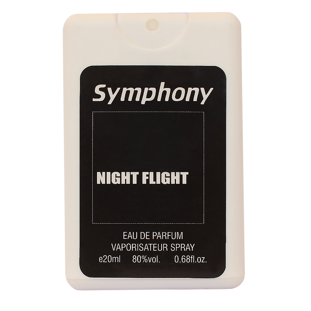 عطر جیبی مردانه سیمفونی مدل نایت فلایت حجم 20 میلی لیتر