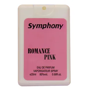 عطر جیبی زنانه سیمفونی مدل رومنس پینک حجم 20 میلی لیتر