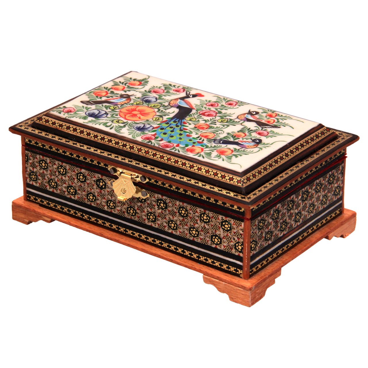 جعبه جواهرات خاتم کاری کد 1-70222