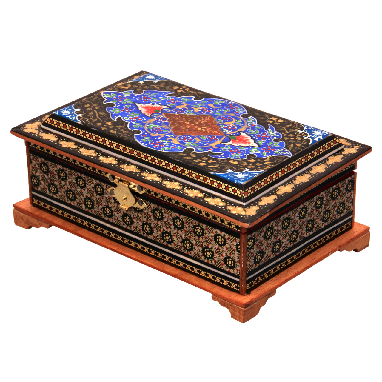 جعبه جواهرات خاتم کاری کد 2-70222