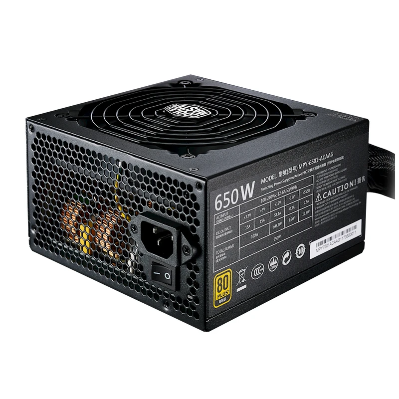 منبع تغذیه کامپیوتر کولر مستر مدل MWE Gold 650 MPY-6501-ACAAG