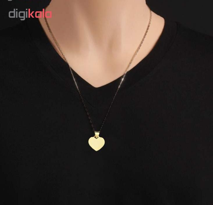 آویز گردنبند طلا 18 عیار زنانه کد UN7675