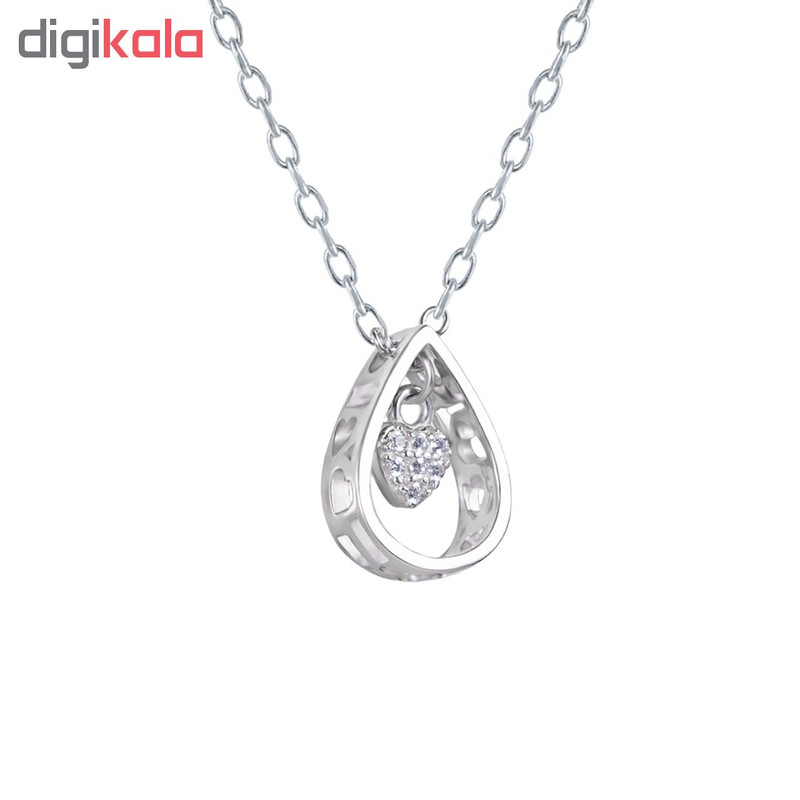 گردنبند نقره زنانه اقلیمه کد GN345