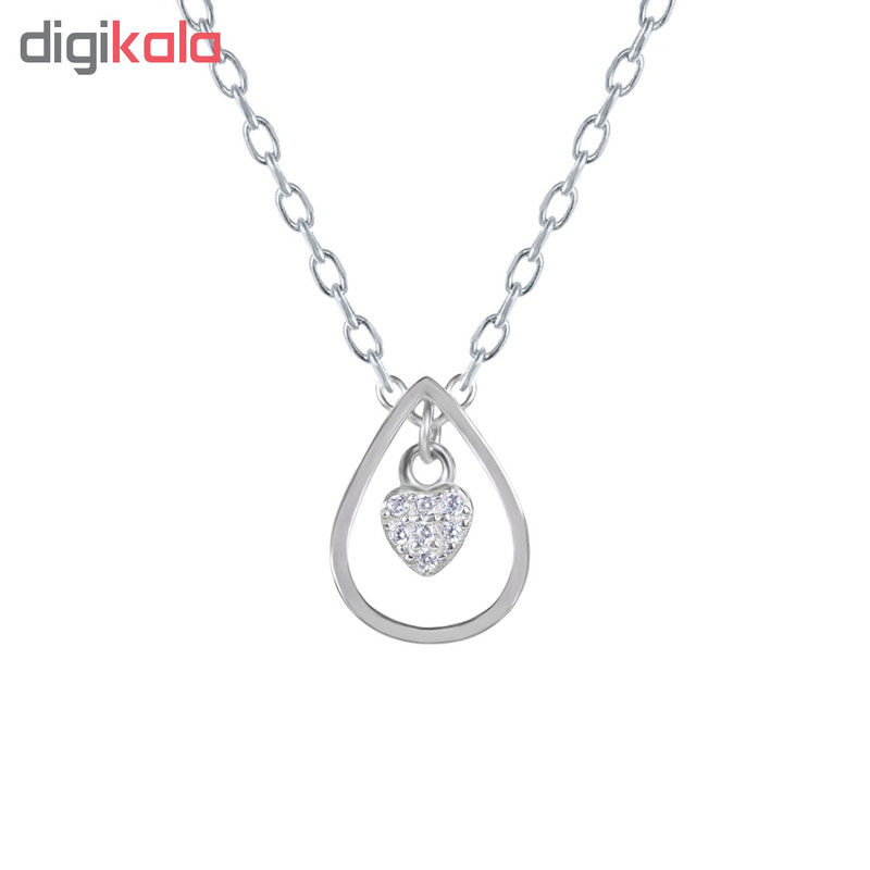 گردنبند نقره زنانه اقلیمه کد GN345