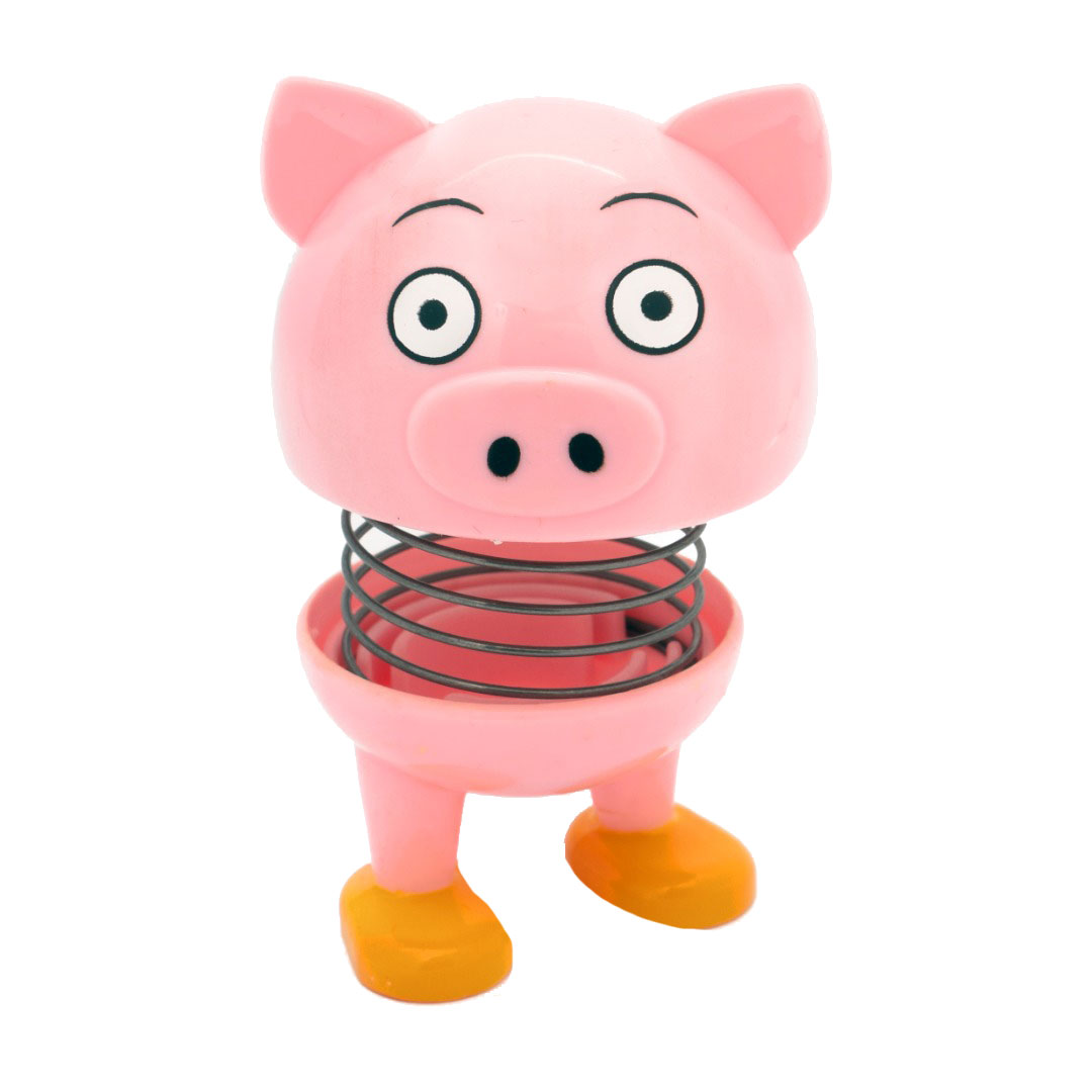 عروسک فنری طرح خوک کد P02