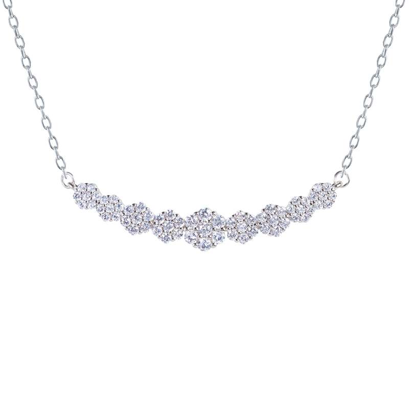 گردنبند نقره زنانه اقلیمه کد GN348 گردنبند نقره زنانه اقلیمه کد GN348