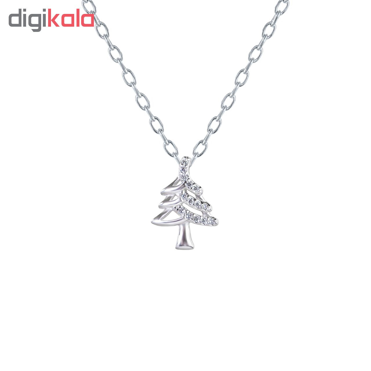 گردنبند نقره زنانه اقلیمه کد GN349