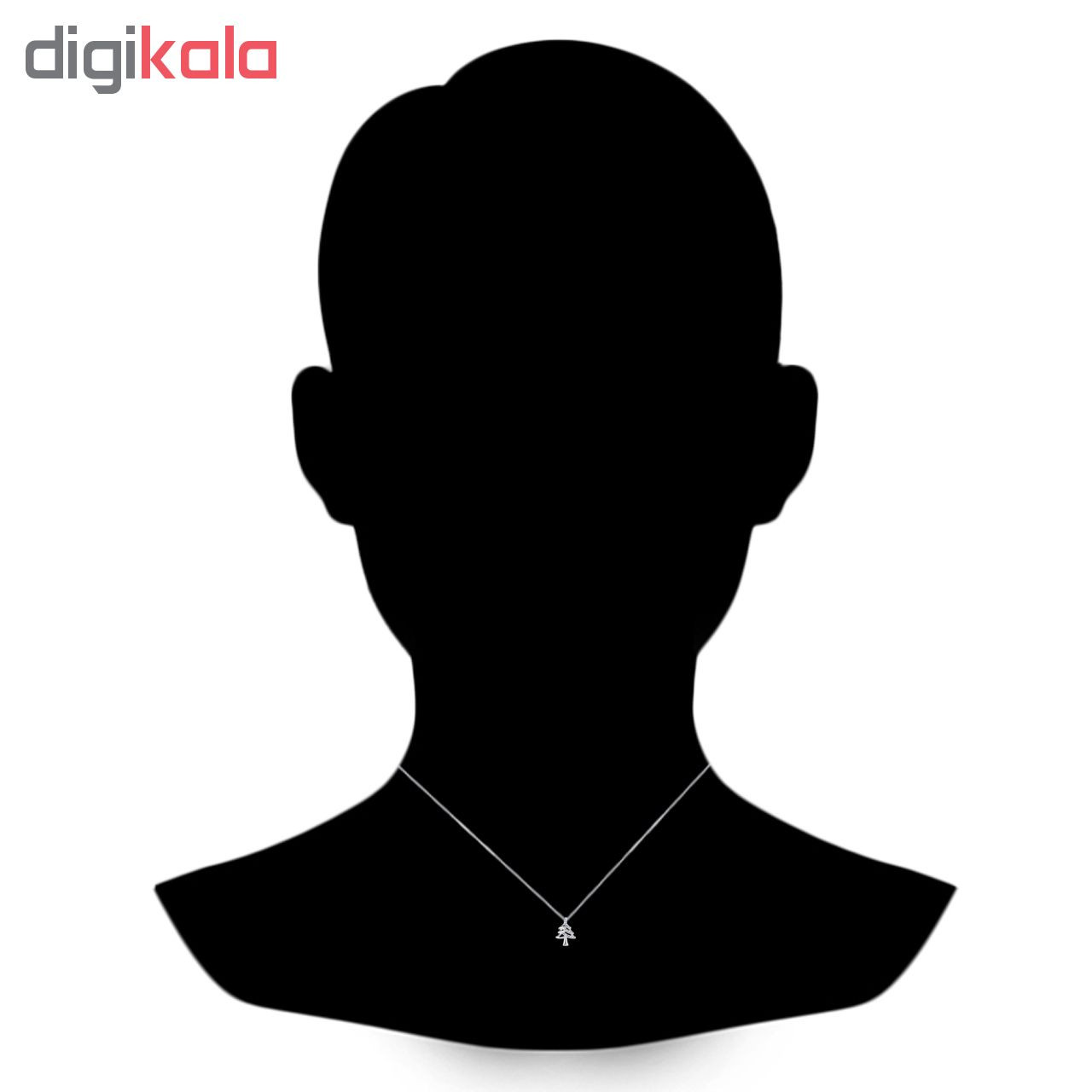 گردنبند نقره زنانه اقلیمه کد GN349