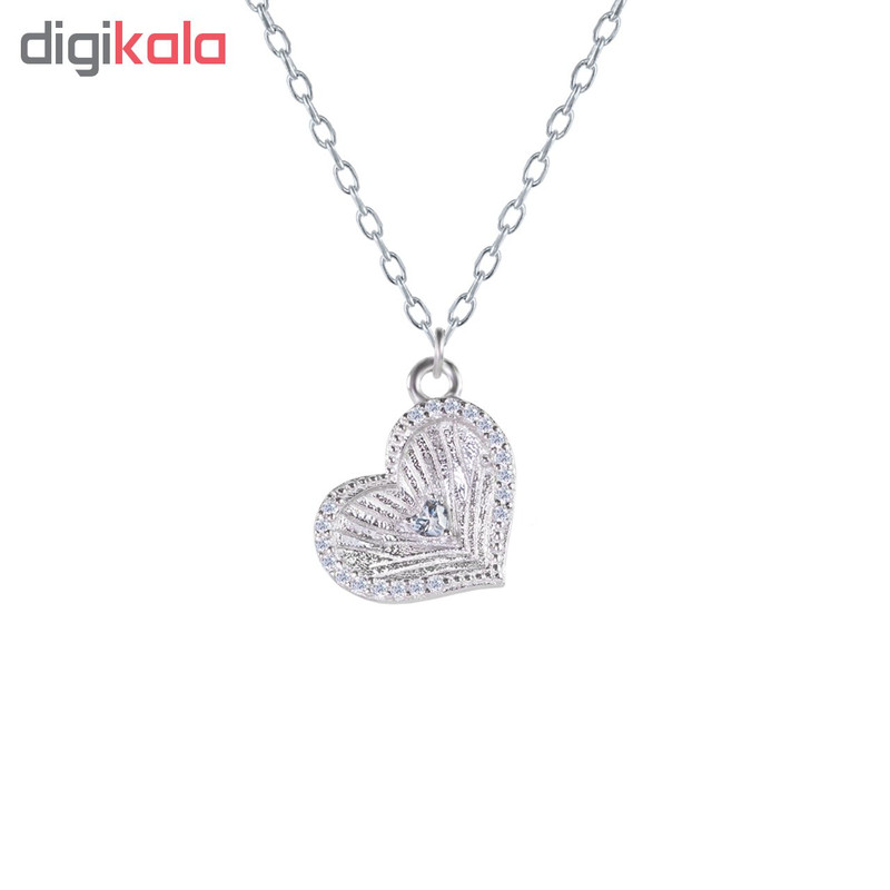 گردنبند نقره زنانه اقلیمه کد GN350