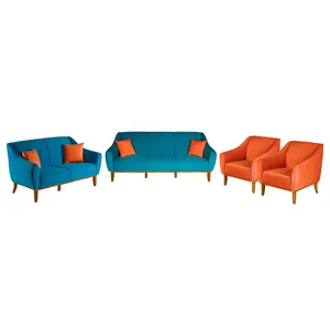مبل راحتی هفت نفره چشمه نور کد MA-407.BR-BL-OR