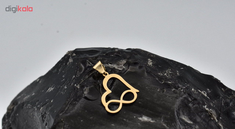 آویز گردنبند طلا 18 عیار زنانه طرح بینهایت کد 406M111 آویز گردنبند طلا 18 عیار زنانه طرح بینهایت کد 406M111