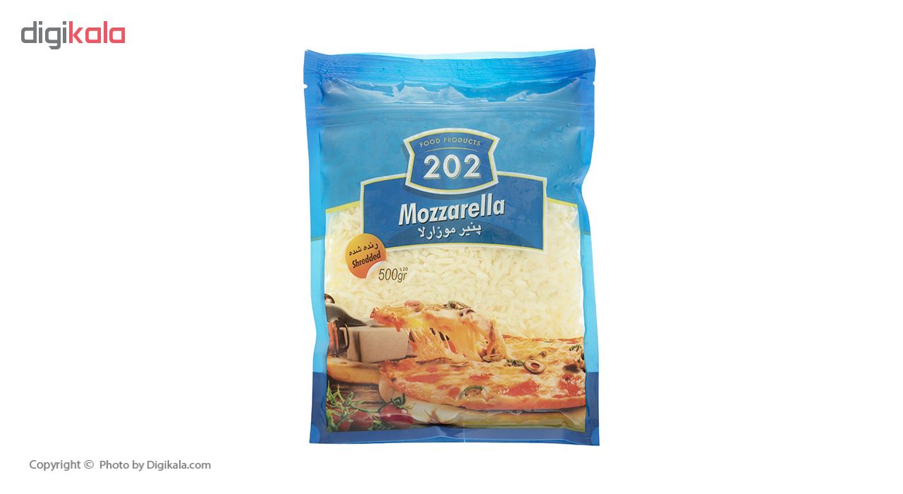 پنیر پیتزا موزارلا 202 وزن 500 گرم