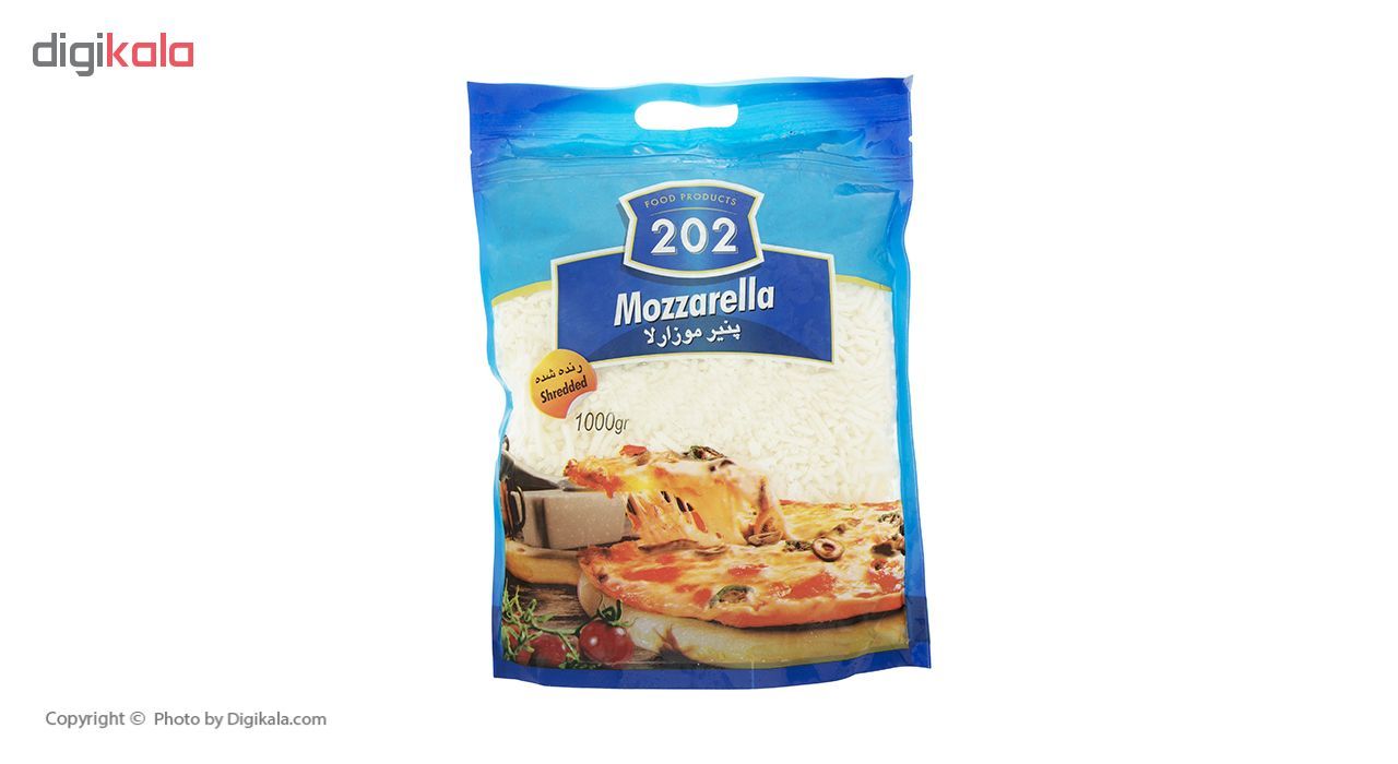 پنیر پیتزا موزارلا 202 وزن 1 کیلوگرم