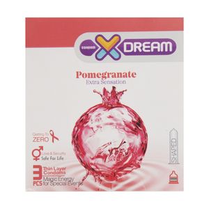 نقد و بررسی کاندوم ایکس دریم مدل Pomegranate بسته 3 عددی توسط خریداران