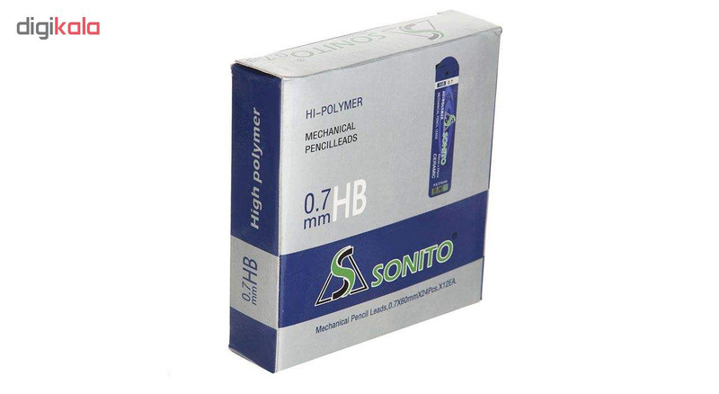 نوک مداد نوکی 0.7 میلی متری سونیتو مدل Hi-Polymer بسته 12 عددی نوک مداد نوکی 0.7 میلی متری سونیتو مدل Hi-Polymer بسته 12 عددی