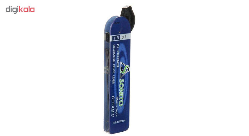 نوک مداد نوکی 0.7 میلی متری سونیتو مدل Hi-Polymer بسته 12 عددی نوک مداد نوکی 0.7 میلی متری سونیتو مدل Hi-Polymer بسته 12 عددی