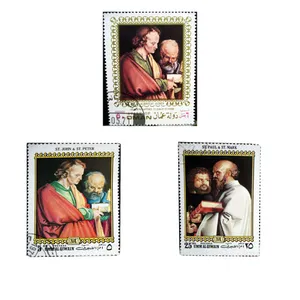 تمبر یادگاری سری تابلو نقاشی مدل st peter مجموعه 3 عددی