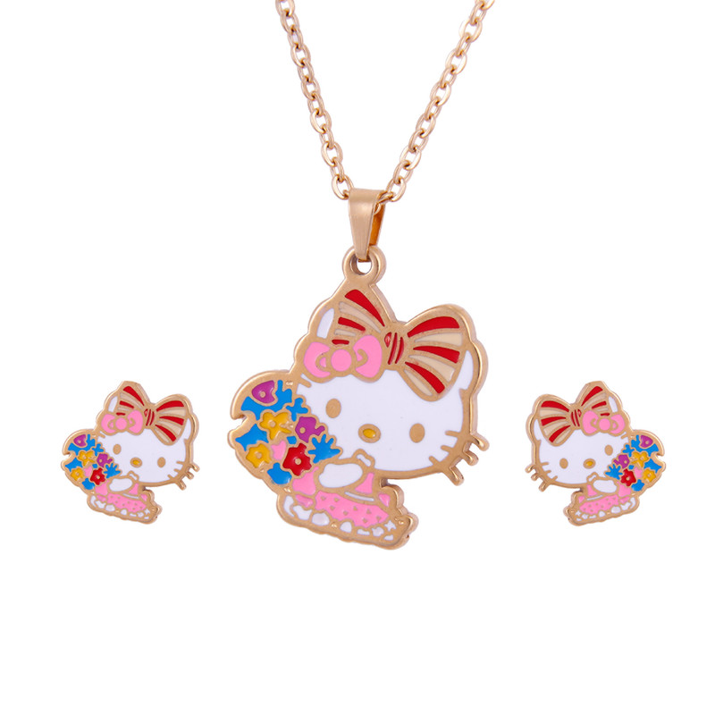 نیم ست دخترانه مدل کیتی کد 1067N5