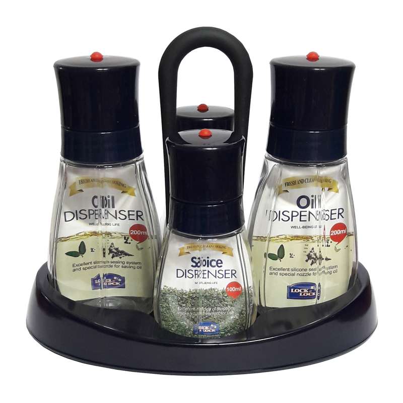 ست آبلیمو خوری و نمک پاش 5 پارچه لاک اند لاک مدل Fresh&Clean