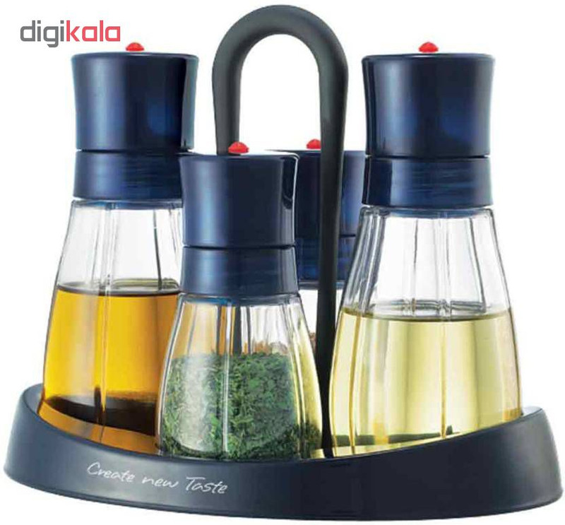 ست آبلیمو خوری و نمک پاش 5 پارچه لاک اند لاک مدل Fresh&Clean