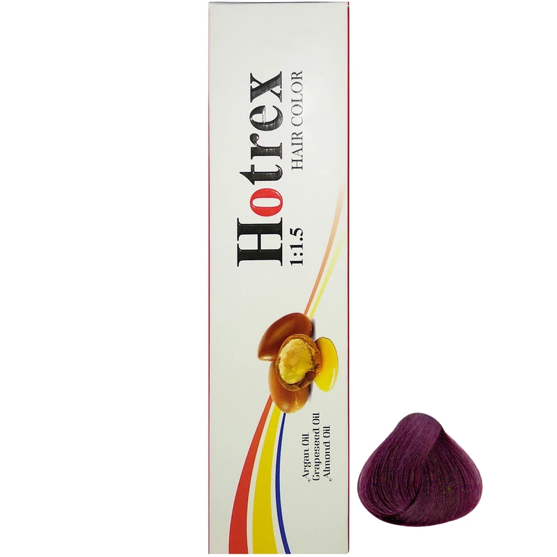 رنگ مو هاترکس سری Violet شماره 5.6 حجم 100 میلی لیتر رنگ شرابی روشن
