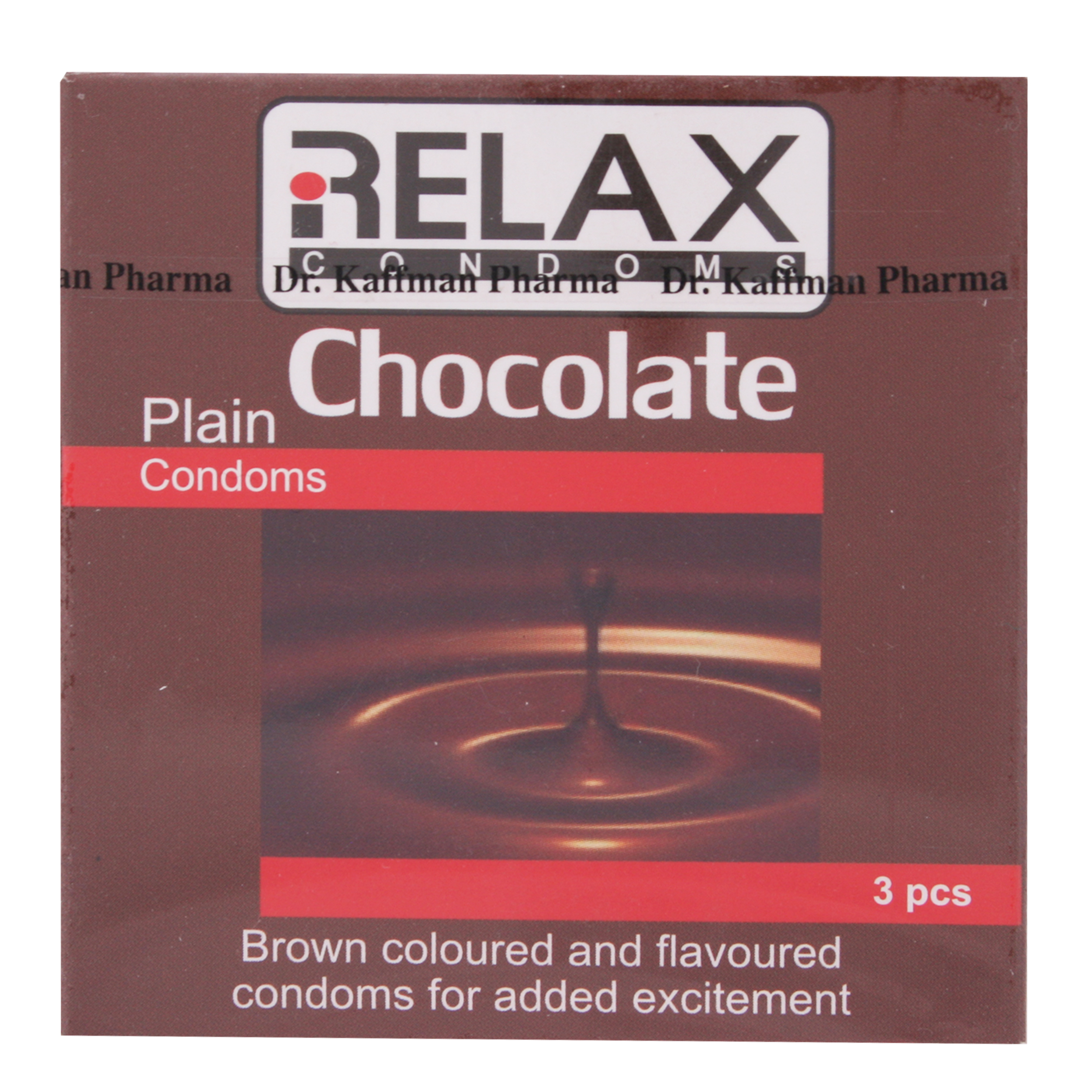 کاندوم ریلکس مدل Chocolate بسته 3 عددی