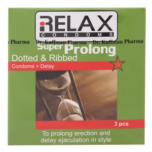کاندوم ریلکس مدل Super Prolong بسته 3 عددی