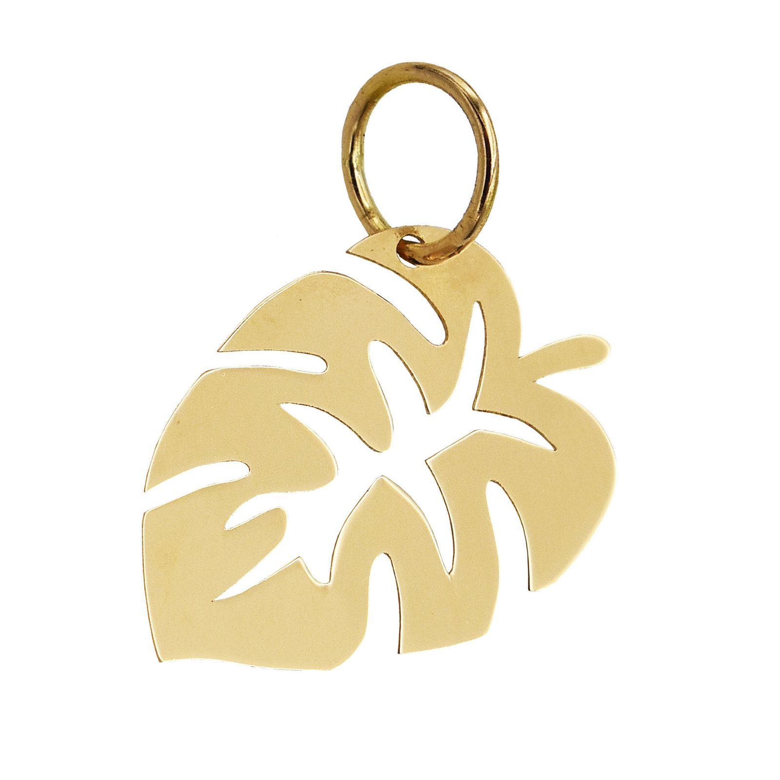 آویز گردنبند طلا 18 عیار زنانه آرشا گالری طرح برگ کد 399A2466 -  - 1