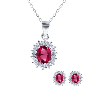 نیم ست نقره زنانه اقلیمه کد NN395