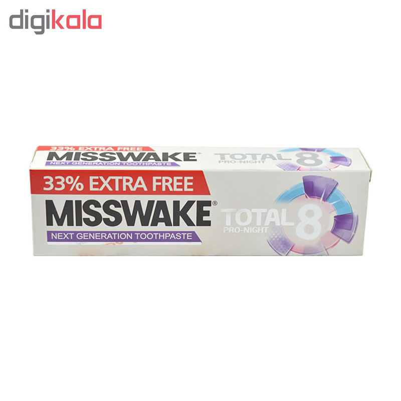 خمیر دندان میسویک مدل Total 8 حجم 100 میلی لیتر خمیر دندان میسویک مدل Total 8 حجم 100 میلی لیتر