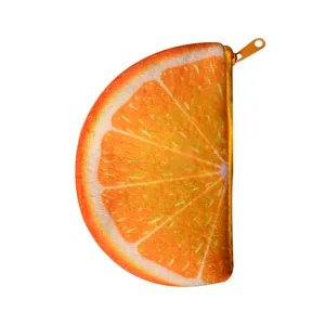کیف پول دخترانه طرح پرتقال کد 01